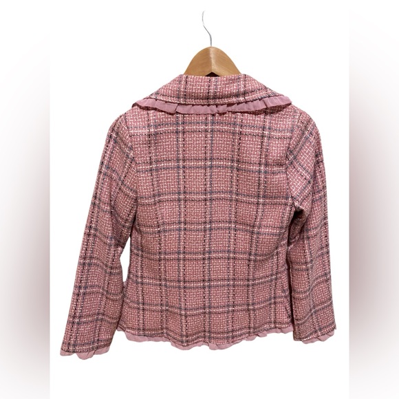 Passion pink plaid blazer - Picture 3 of 3